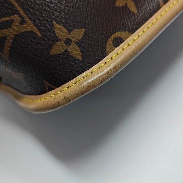 DIANE Monogram Coated Canvas Brown