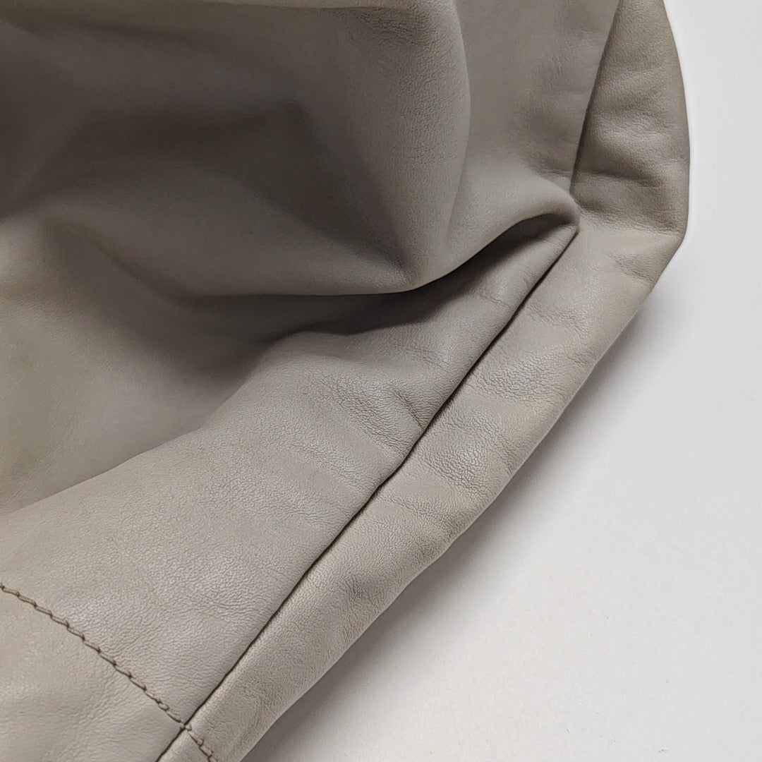 Calfskin Tote Bag Gray