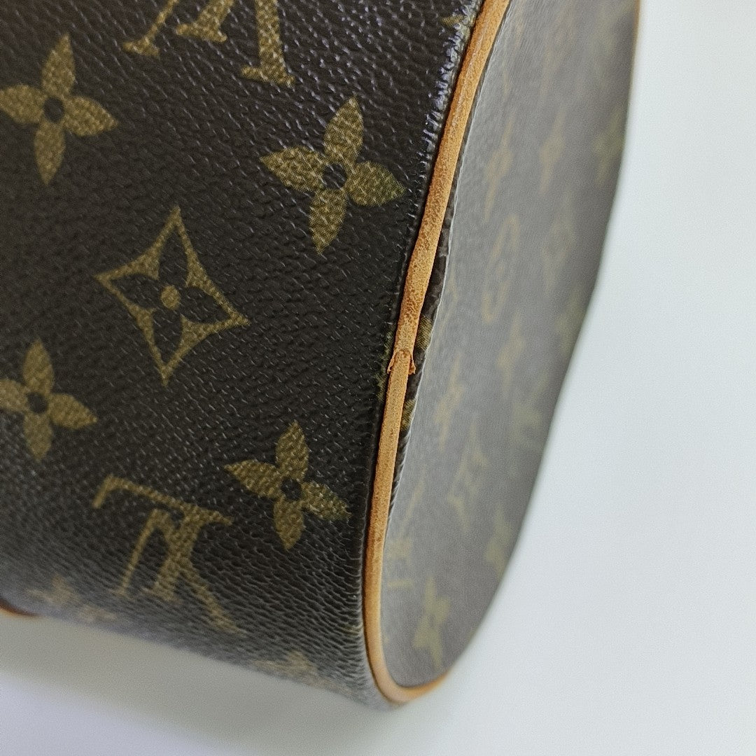 PAPILLON MM Monogram Coated Canvas Brown