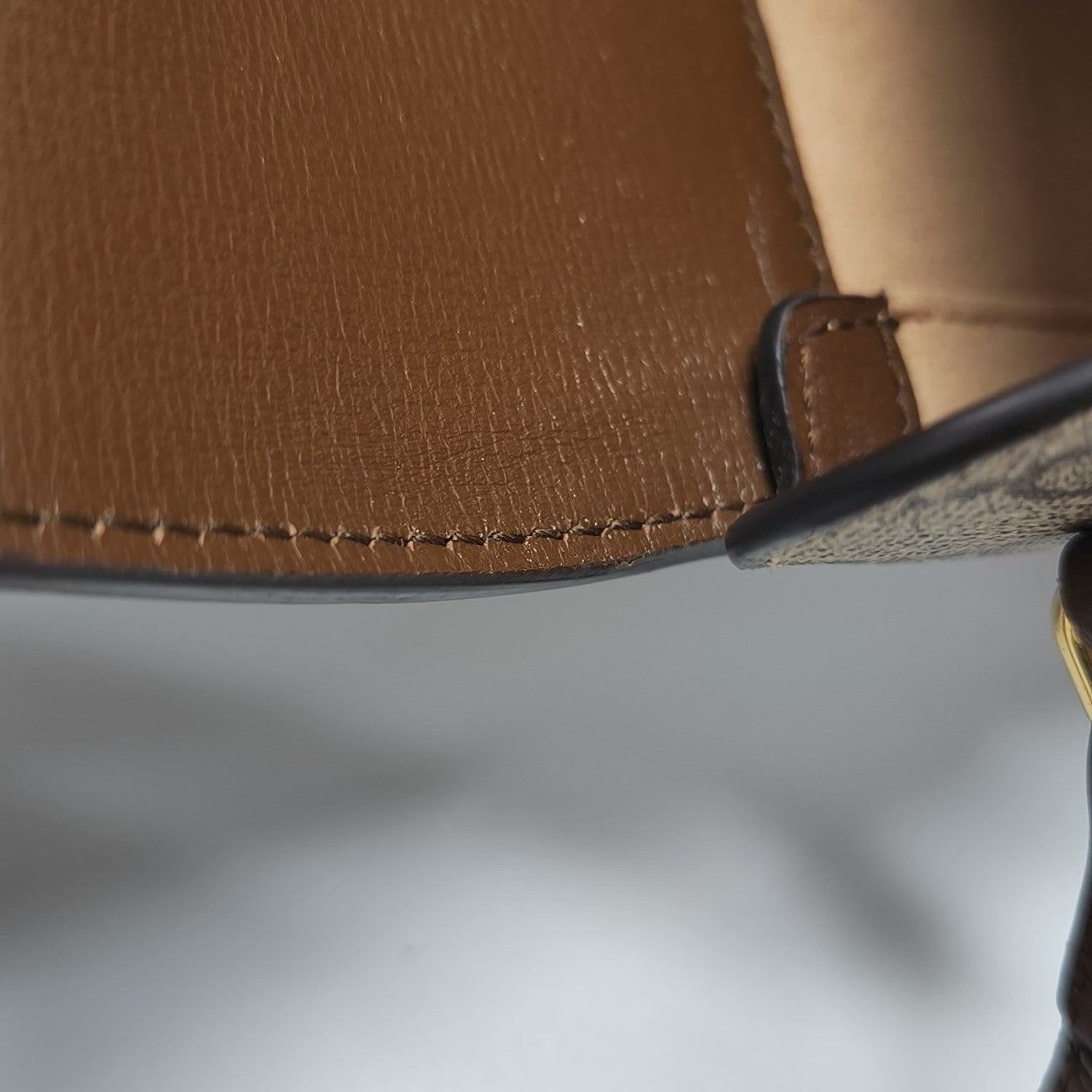 Horsebit 1955 Mini Monogram Coated Canvas Beige