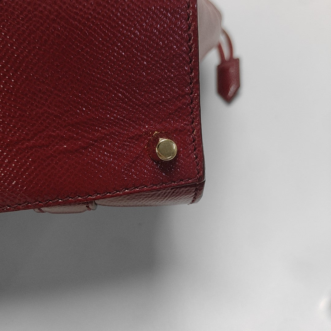 Dinton Calfskin Red