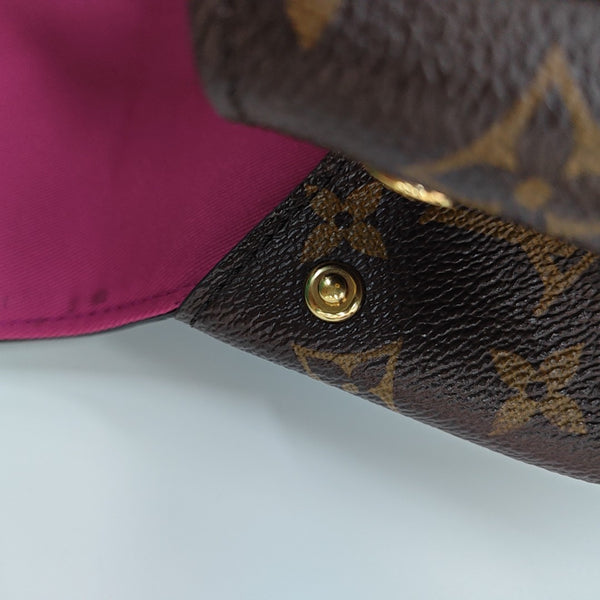 CLUNY PM Monogram Coated Canvas Brown