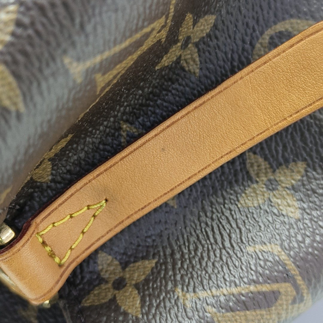 MONTAIGNE Monogram Coated Canvas Brown