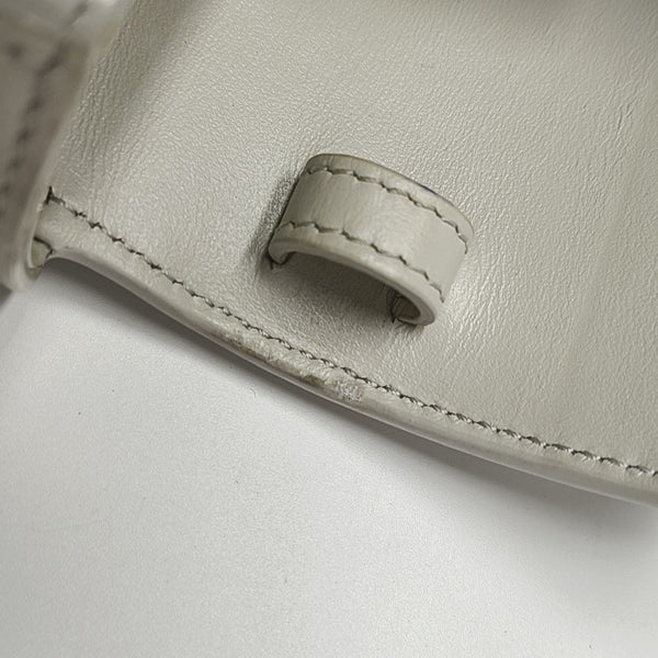 TRIOMPHE Mini Calfskin White