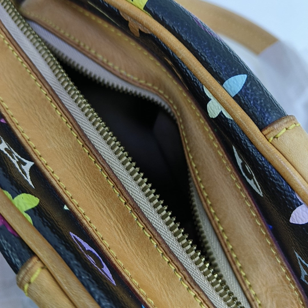 LV × TM CLAUDIA Monogram Coated Canvas Black