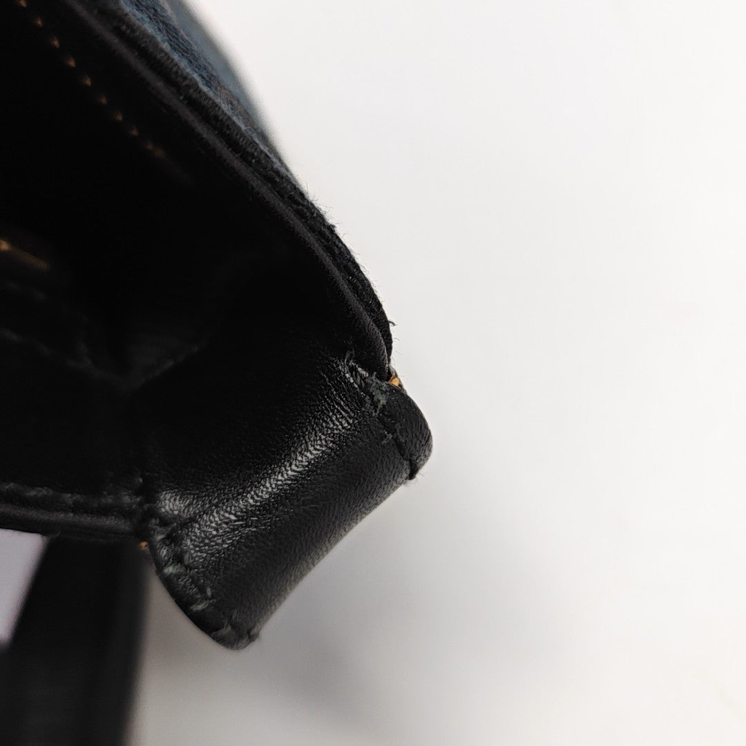 Monogram Canvas Top Handle Bag Black