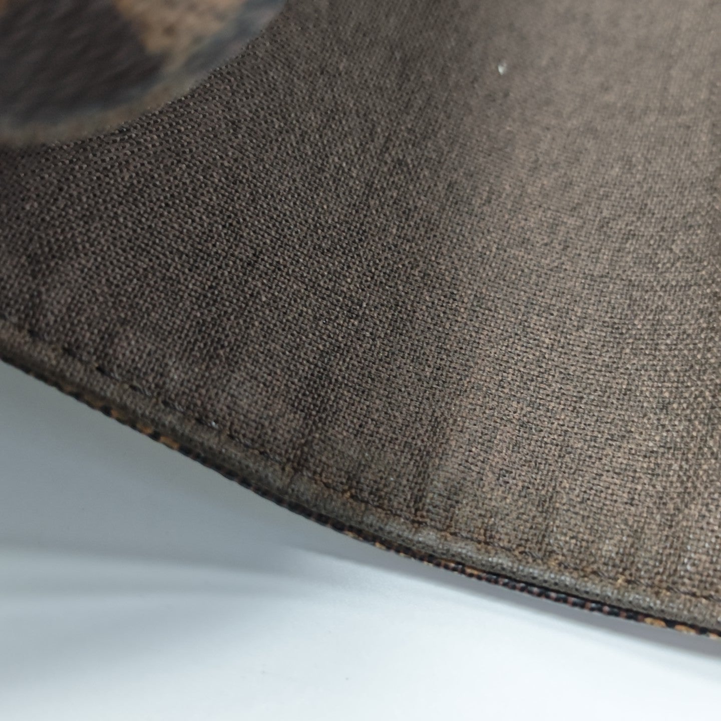 NAVIGLIO MM Damier Ebene Coated Canvas Brown
