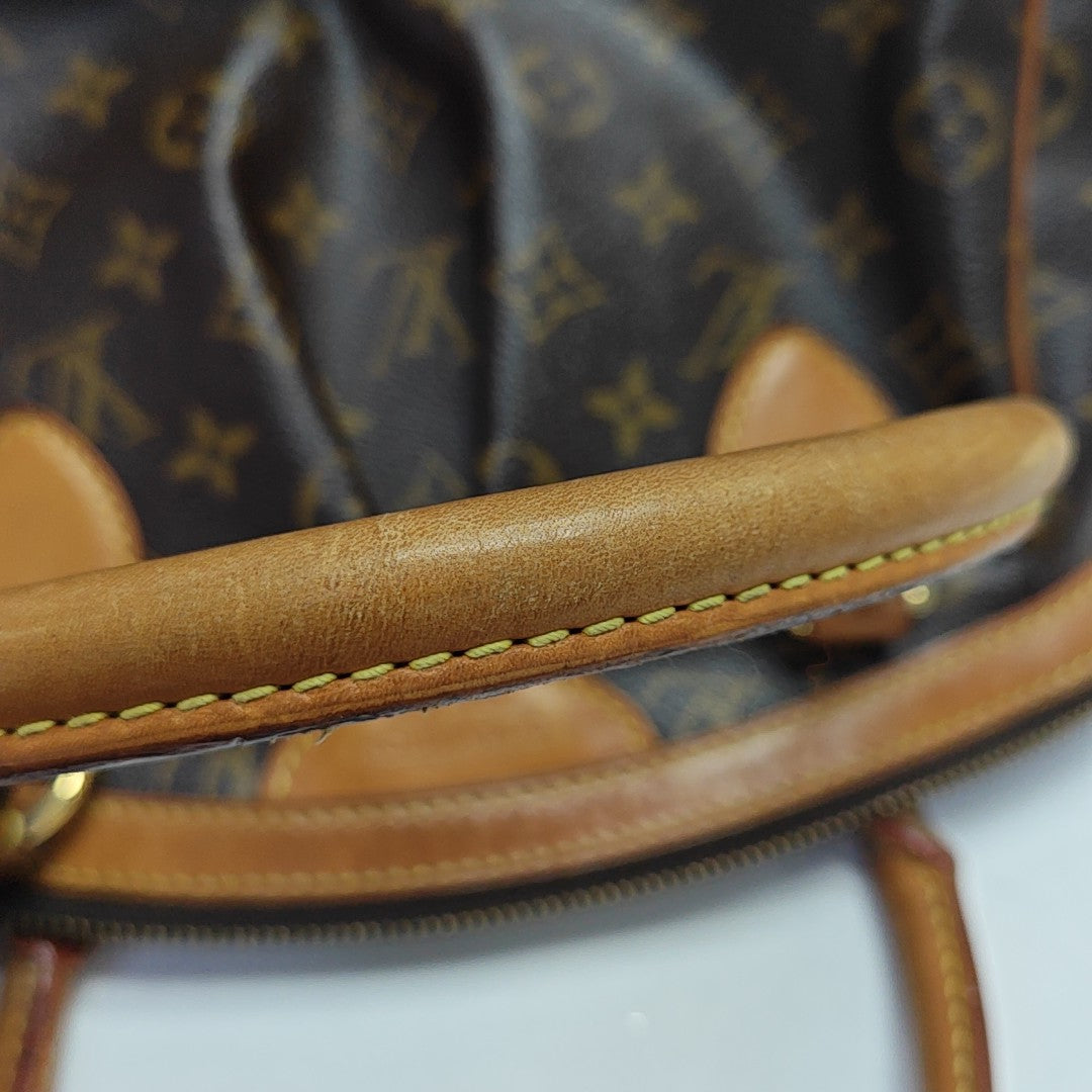 PALERMO PM Monogram Coated Canvas Brown