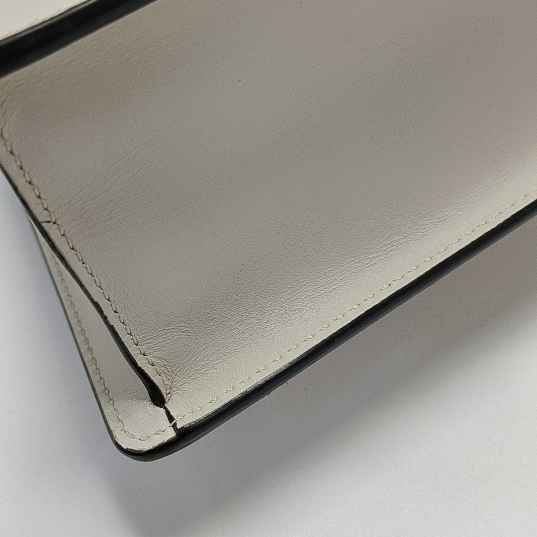 Sylvie Mini Calfskin White