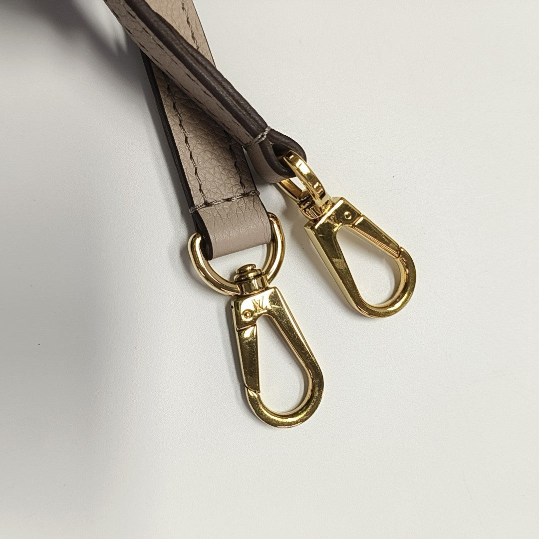 Calfskin Shoulder Bag Beige
