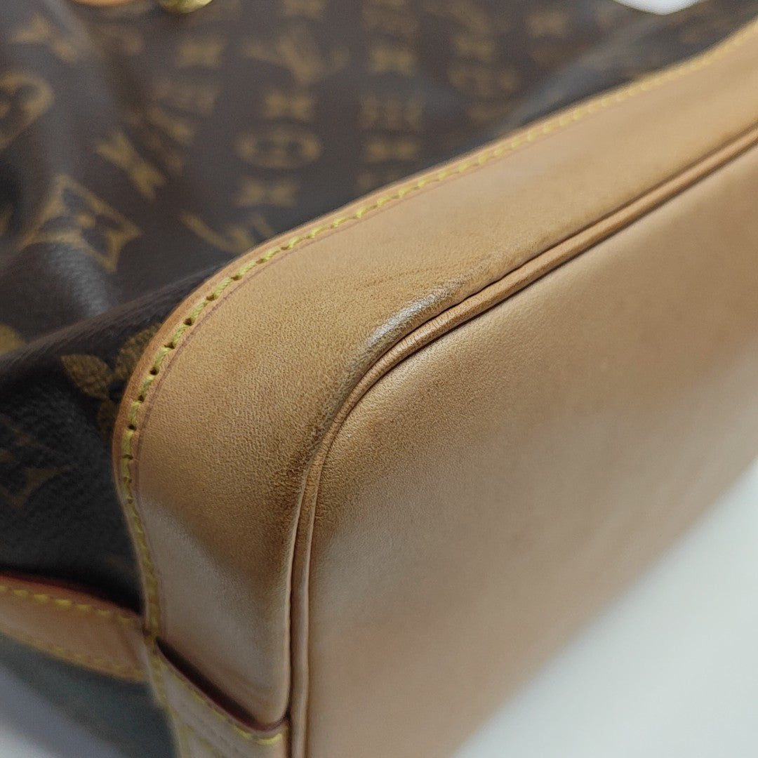NOÉ BB Monogram Coated Canvas Brown