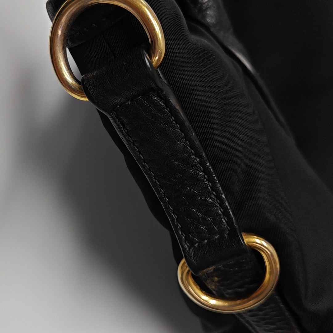 Nylon Tote Bag Black