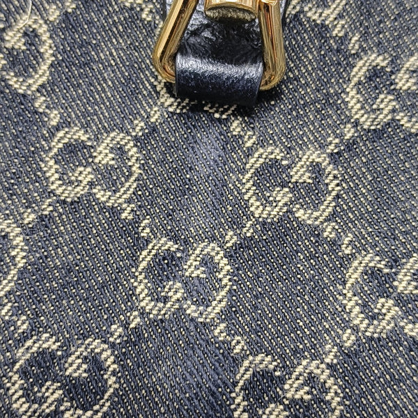 Jackie 1961 Small Monogram Denim Black