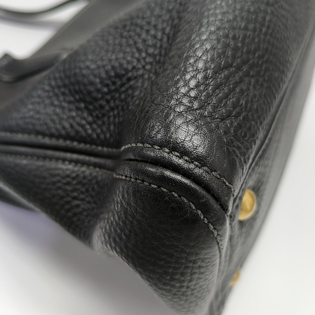 Madras Calfskin Black