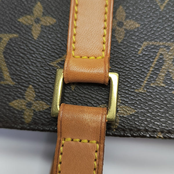 VINTAGE VAVIN GM Monogram Coated Canvas Brown