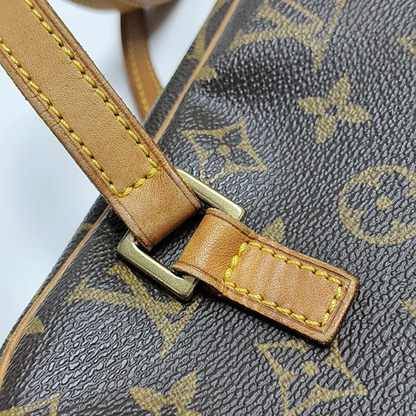 CITE MM Monogram Coated Canvas Brown