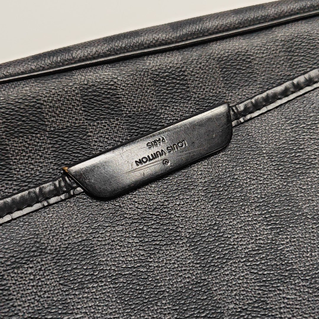 DANIEL Damier Graphite Coated Canvas Gray