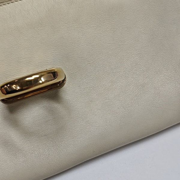 Calfskin Top Handle Bag White