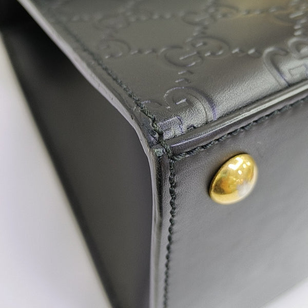 Padlock Small Calfskin Black