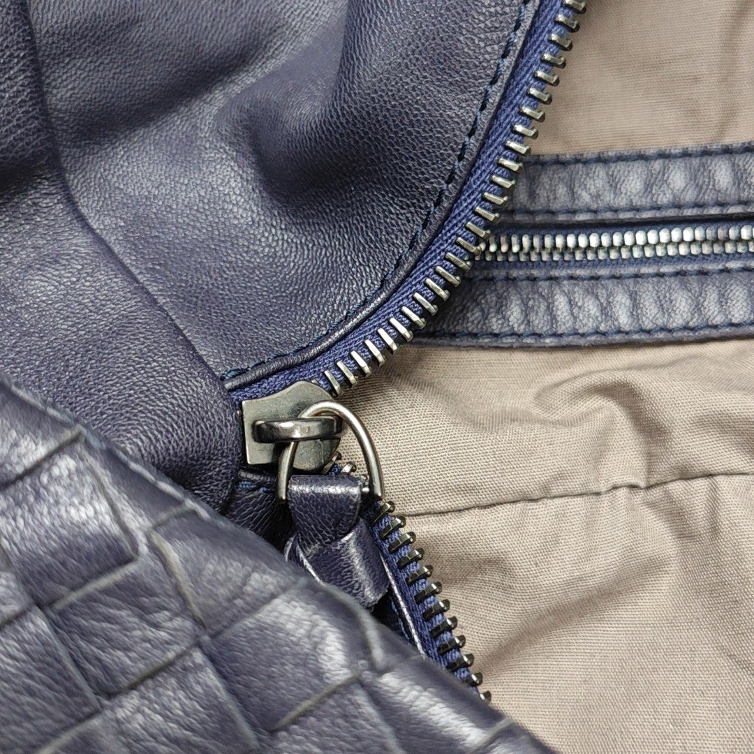 Calfskin Shoulder Bag Purple