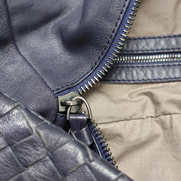 Calfskin Shoulder Bag Purple