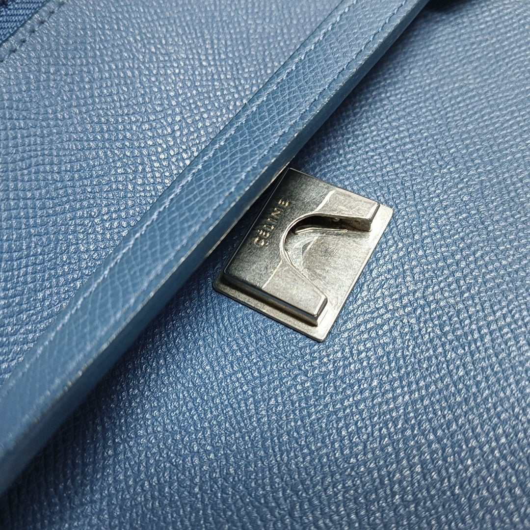 BELT Micro Calfskin Blue