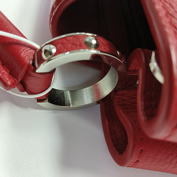 CAPUCINES MM Calfskin Red
