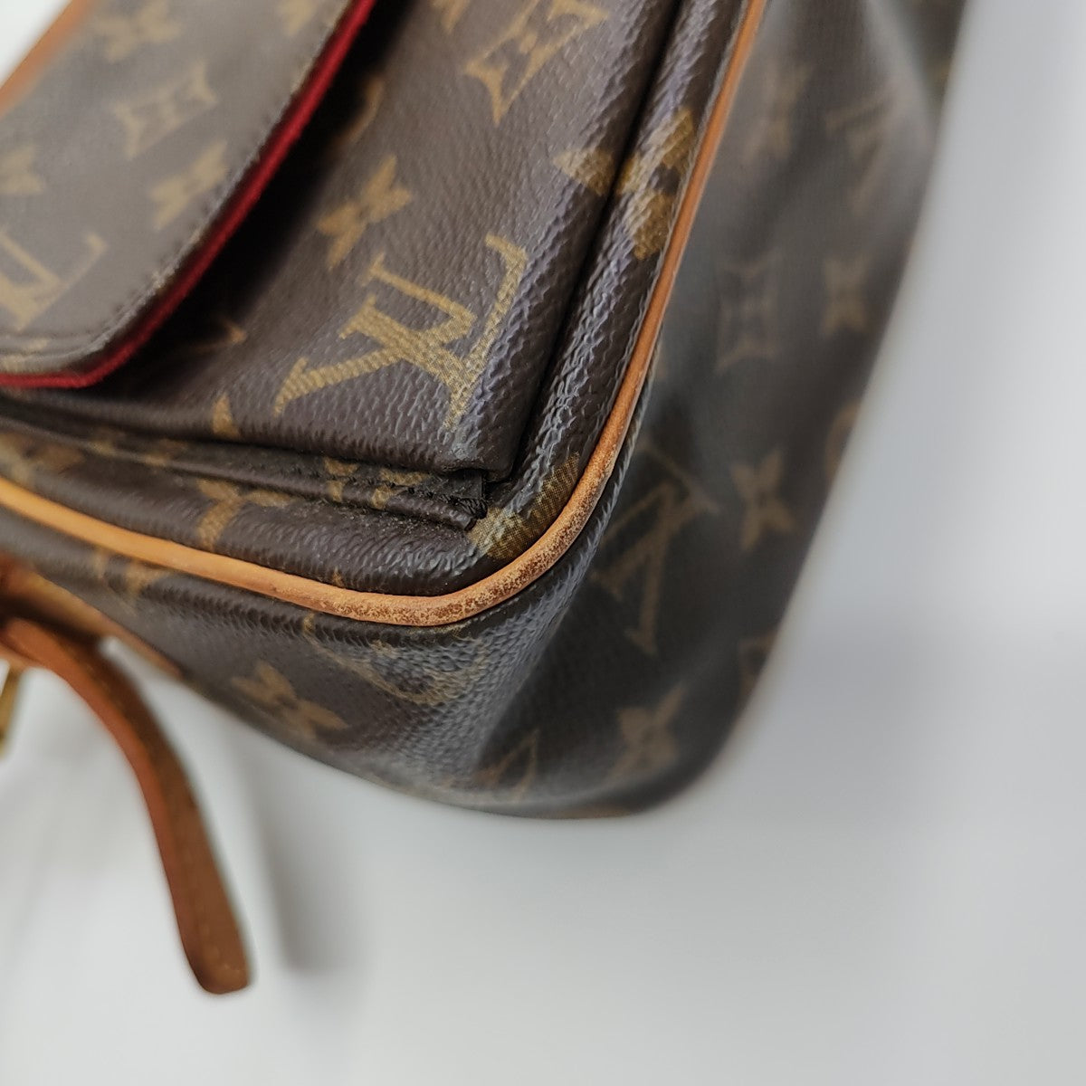 VIVA CITE Monogram Coated Canvas Brown