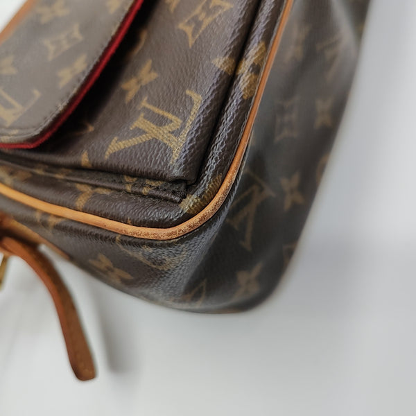 VIVA CITE Monogram Coated Canvas Brown
