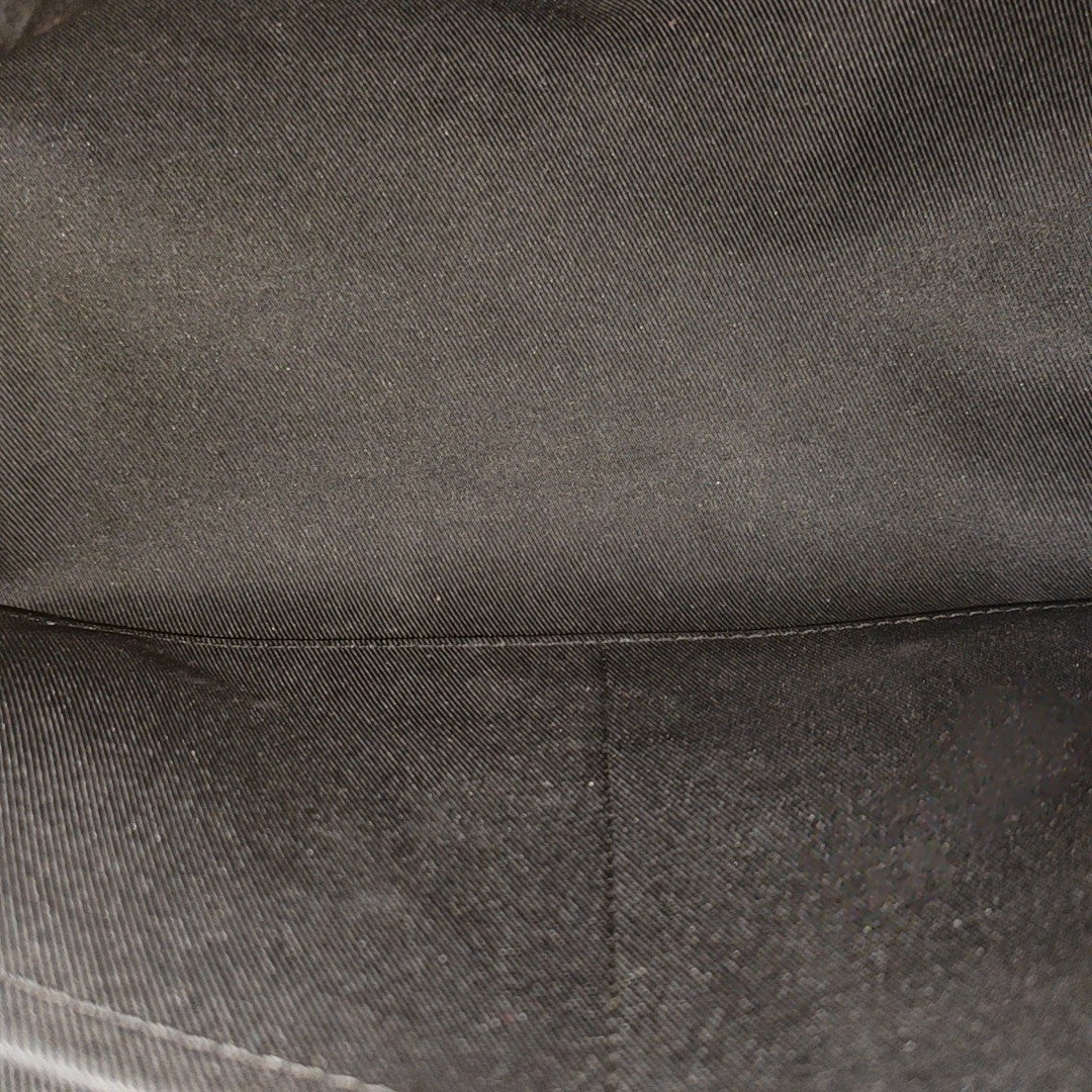SAUMUR Monogram Coated Canvas Black