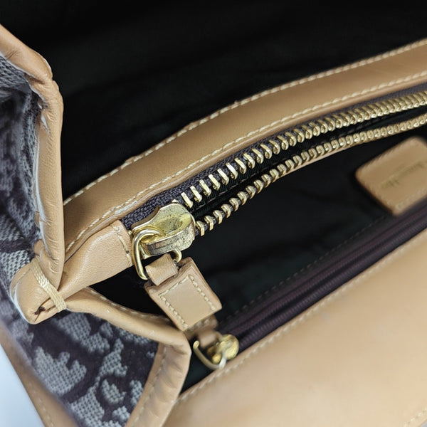 Oblique Canvas Tote Bag Multicolor
