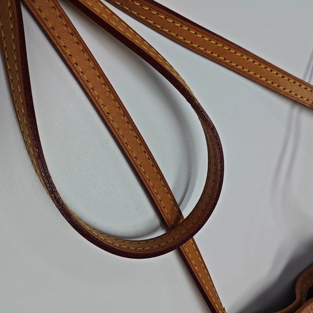 NÉONOÉ Nano Monogram Coated Canvas Brown