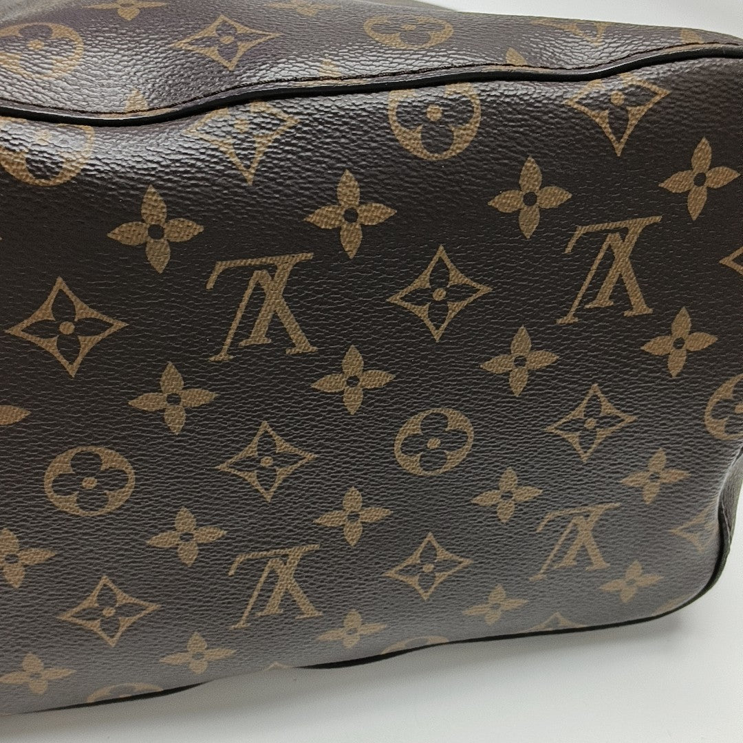 NÉONOÉ MM Monogram Coated Canvas Brown