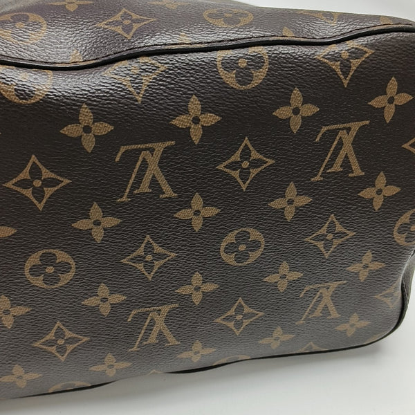 NÉONOÉ MM Monogram Coated Canvas Brown