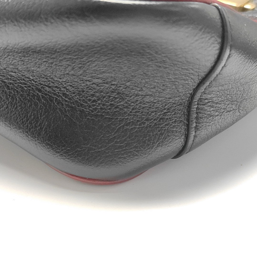 GG Marmont Medium Quilted Calfskin Black