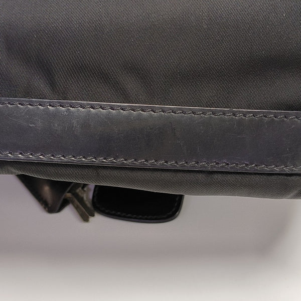Nylon Shoulder Bag Black