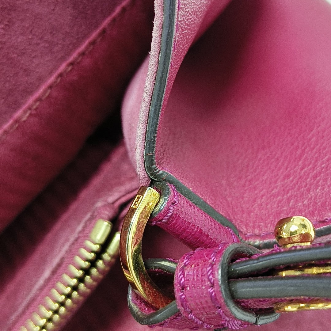 2 Jours Medium Calfskin Red