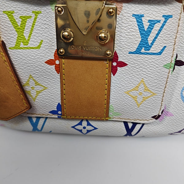SPEEDY 30 Monogram Coated Canvas White