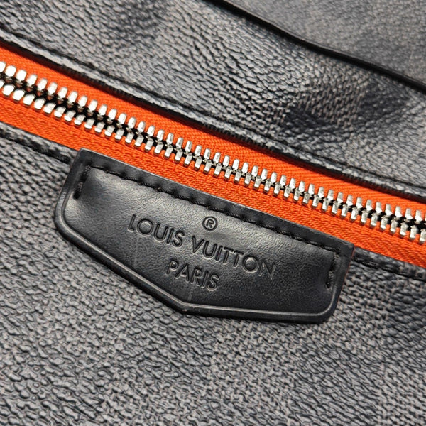 JOSH Damier Graphite Coated Canvas Gray