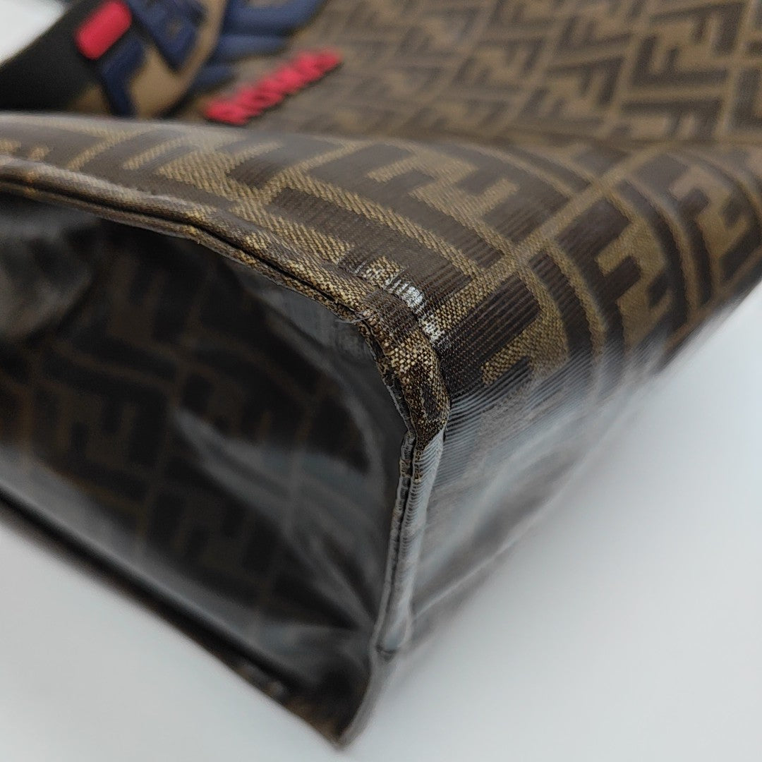 Mania Coated Canvas Brown
