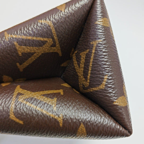 LOCKY BB Monogram Coated Canvas Brown