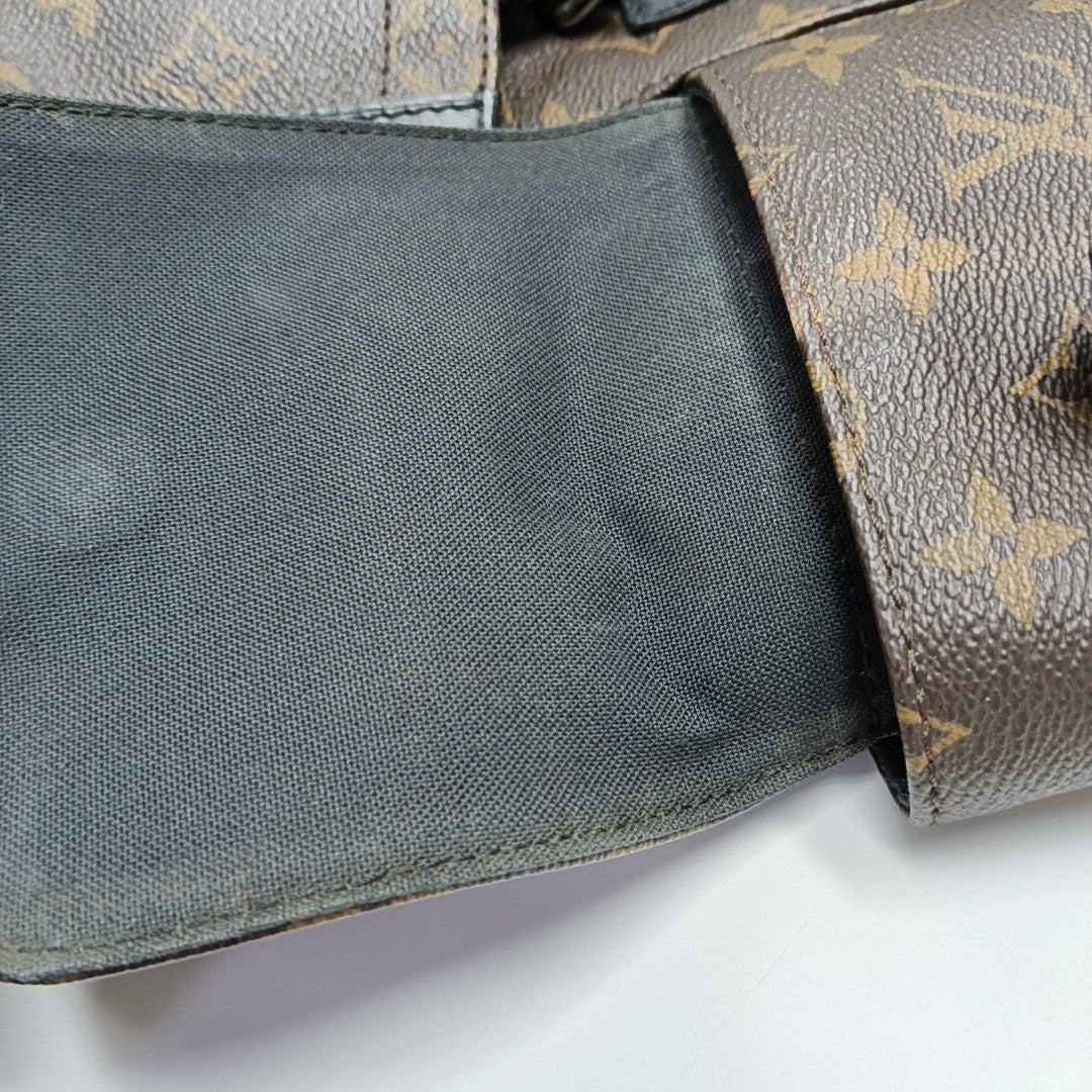 CHRISTOPHER MM Monogram Coated Canvas Brown