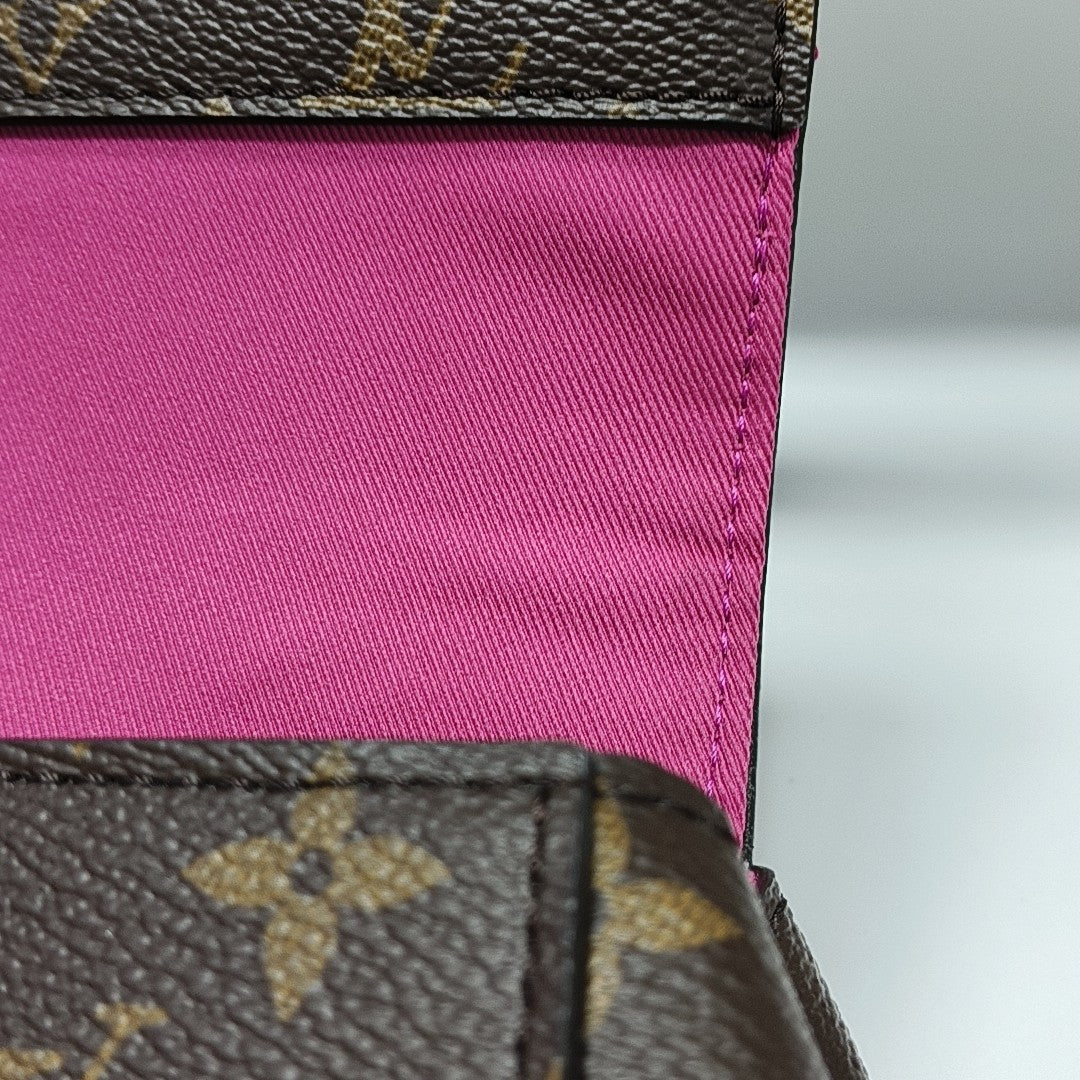 CLUNY Monogram Coated Canvas Brown