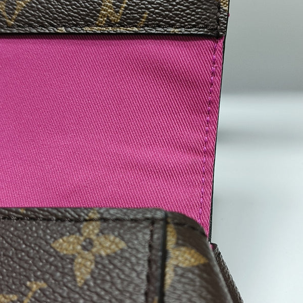 CLUNY Monogram Coated Canvas Brown