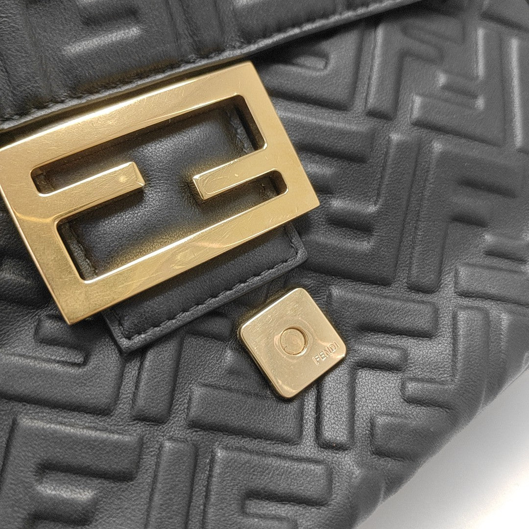 Baguette Medium Lambskin Black