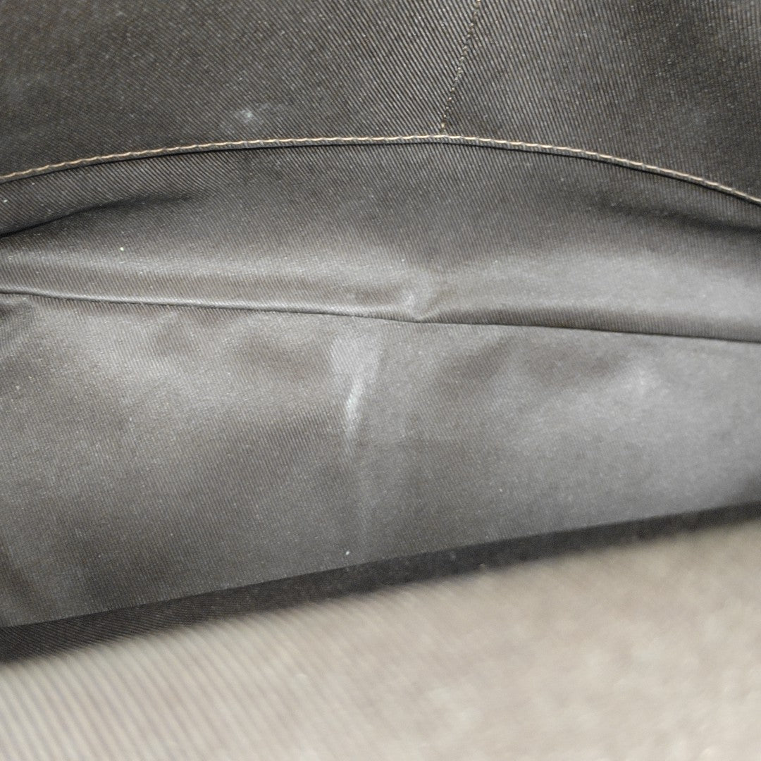 JOSH Monogram Coated Canvas Brown