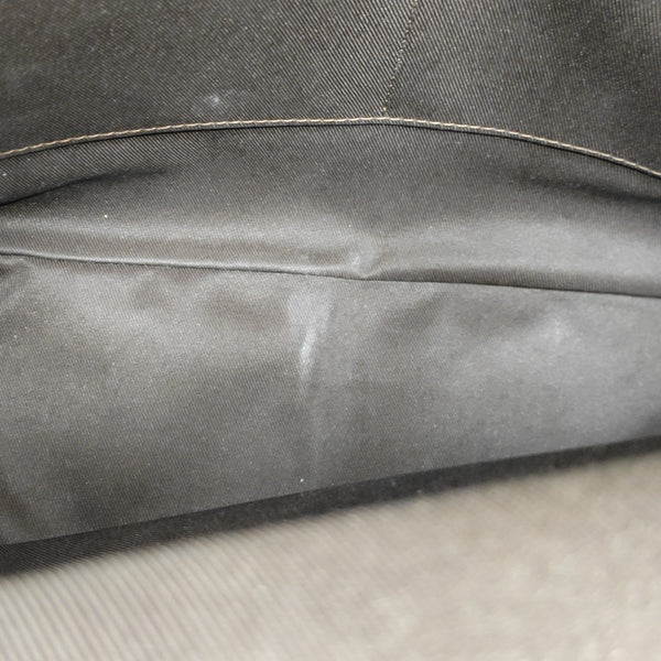 JOSH Monogram Coated Canvas Brown