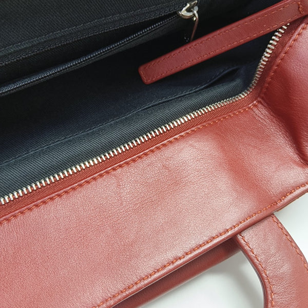 HAMPTONS CC Quilted Calfskin Red