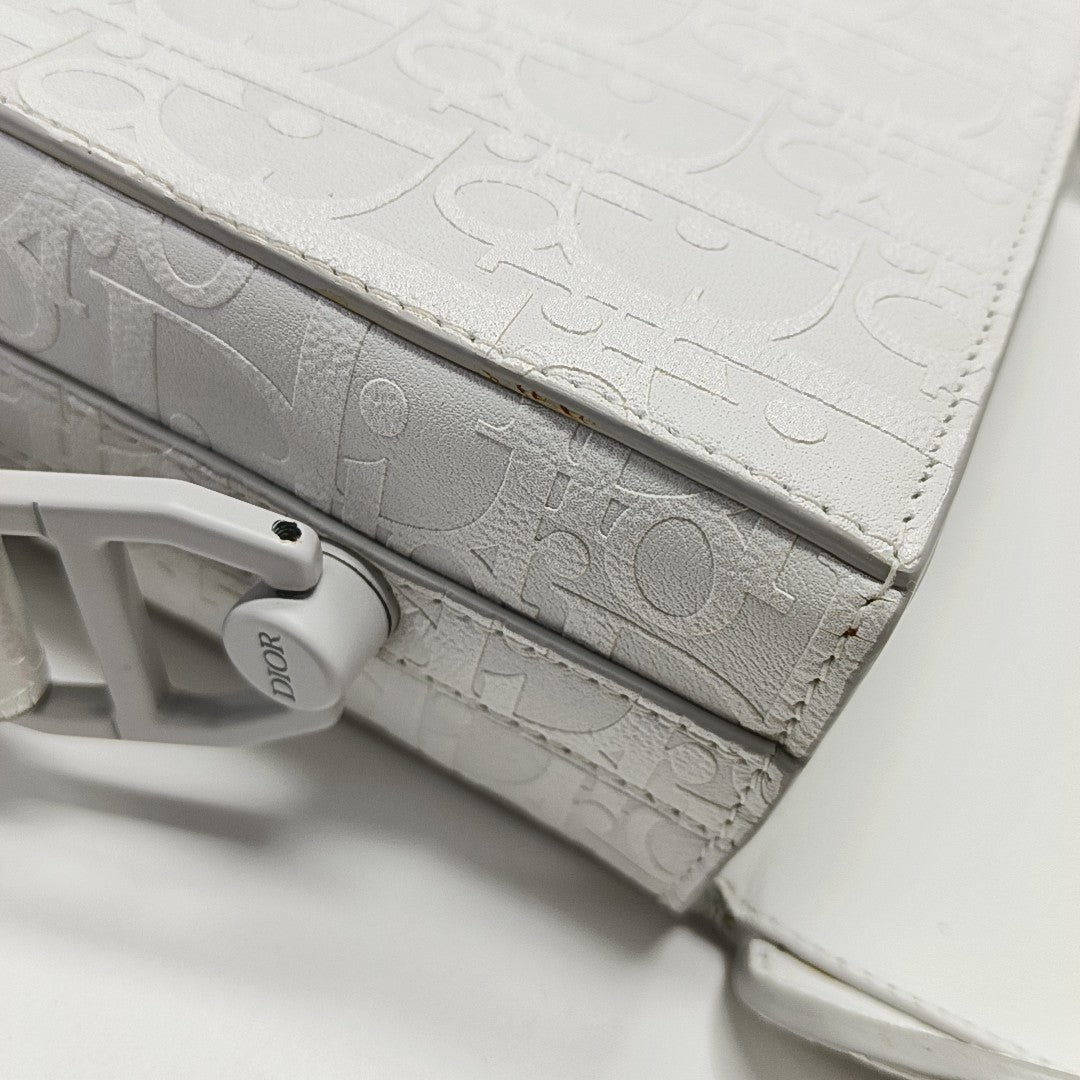 Calfskin Shoulder Bag White