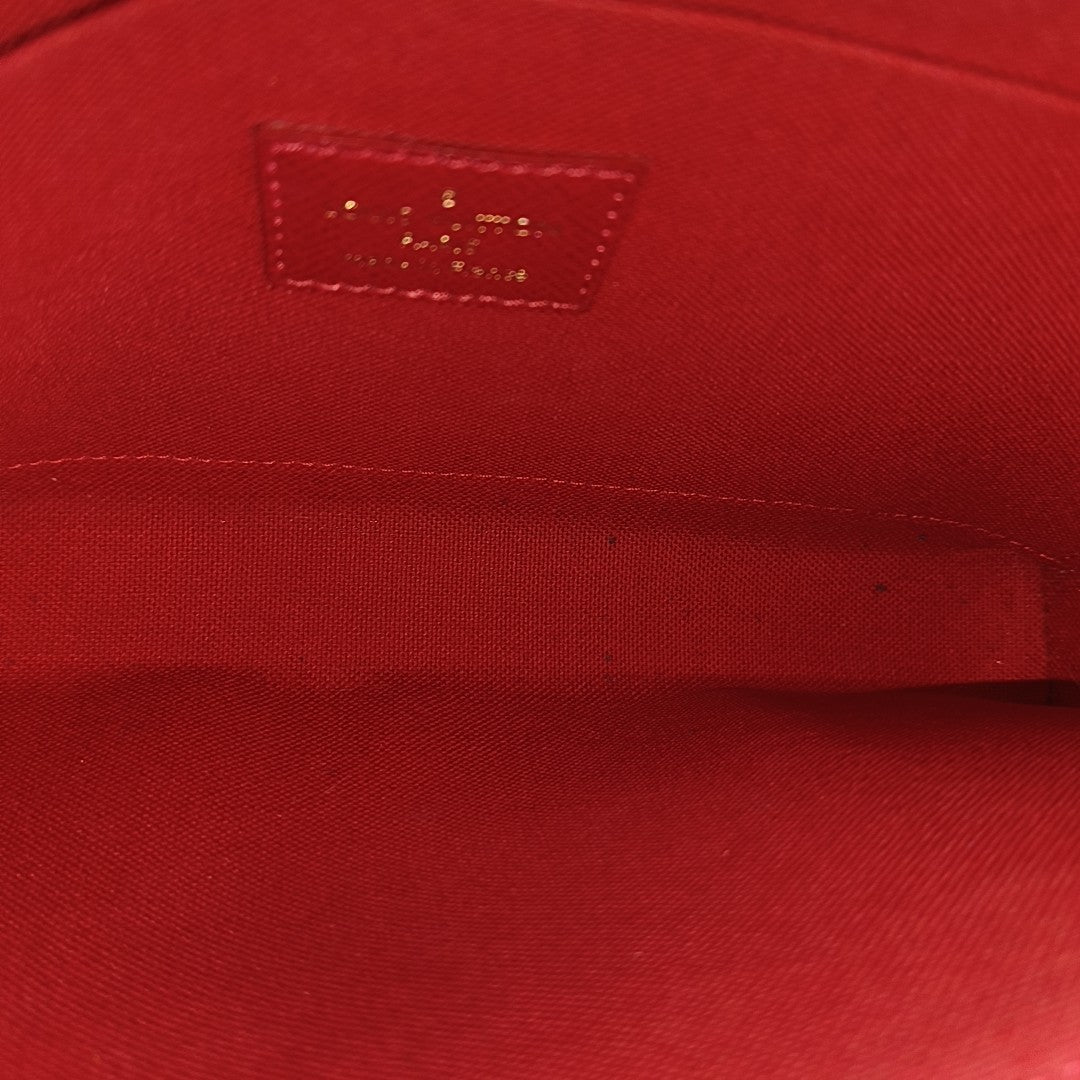 FÉLICIE Damier Ebene Coated Canvas Brown